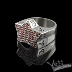 Женское серебряное кольцо STAR 