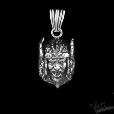 Серебряный байкерский кулон "Eiríkr rauði"