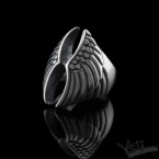 Срібний чоловічий перстень «Wings»