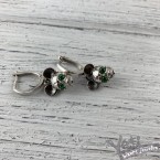 Серебряные серьги с черепом "Mickey" 2