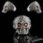 Срібний перстень з черепом "Pretty Skull" 1090707809