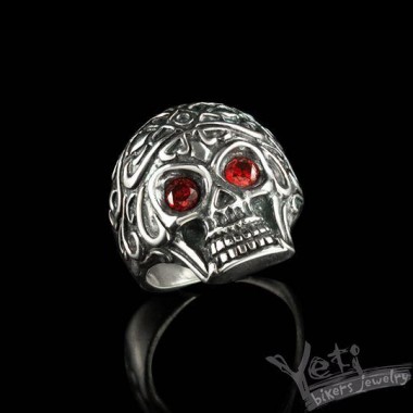 Срібний перстень з черепом "Pretty Skull" 1090707809