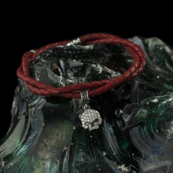 Серебряная бусина шарм череп "Scull Crystal" 1126469588