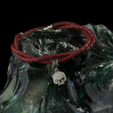 Серебряная бусина шарм череп "Scull Crystal" 1126469588
