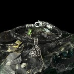 Серебряная бусина для браслета Scull Crystal  1126469588